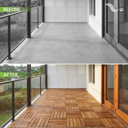 Azulejos de madera para transformar suelos dañados de terrazas y balcones sin obras 4