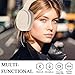 YiYunTE Headphones Wireless Bluetooth Over Ear Headphones Noise Cancelling On Ear Headphones Over Head Wired Headphones with Microphone Jack Foldable Headphone Beige Headset for Gaming Gym PC Laptop YiYunTE Headphones Wireless Bluetooth Over Ear Headphones Noise Cancelling On Ear Headphones Over Head Wired Headphones with Microphone Jack Foldable Headphone Beige Headset for Gaming Gym PC Laptop