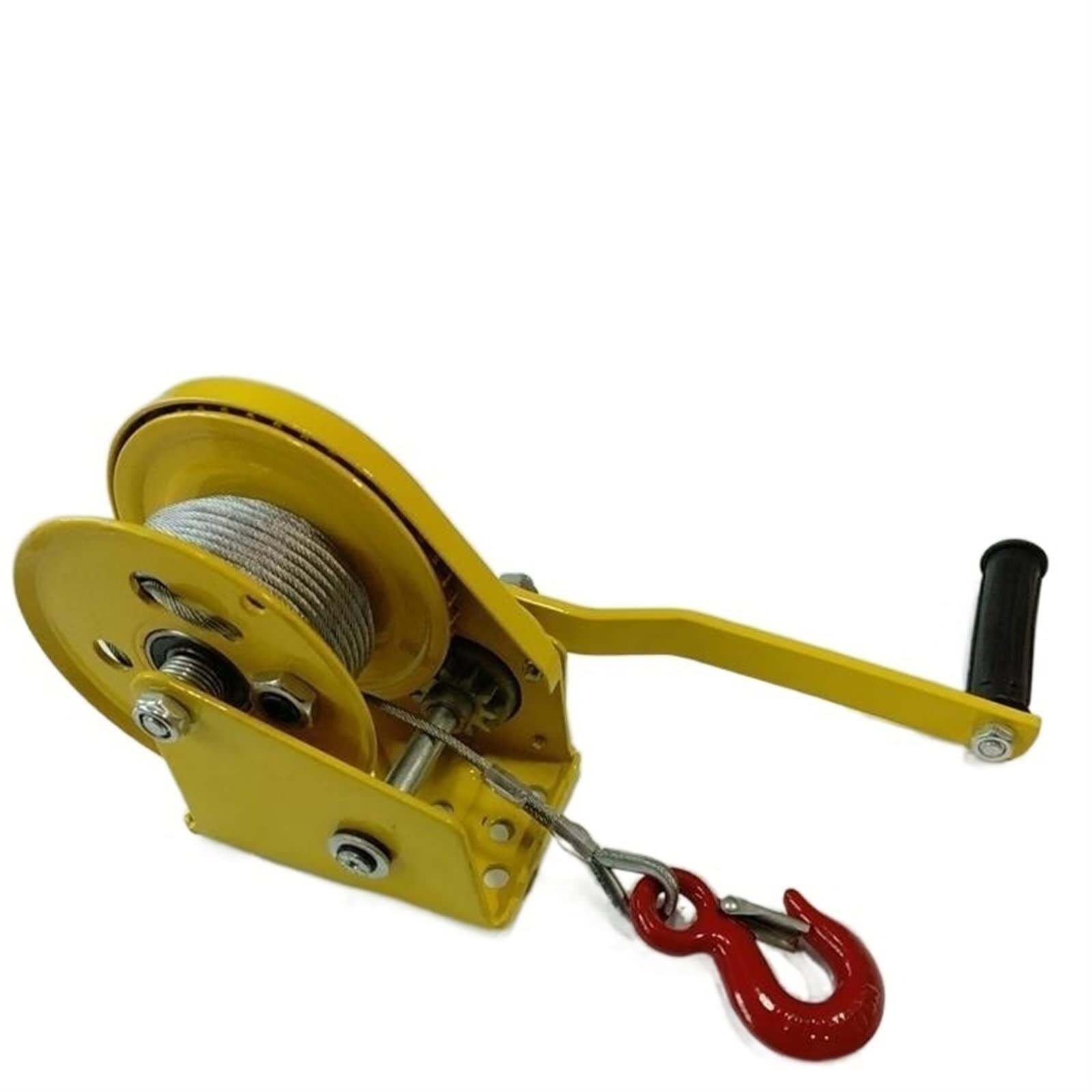 LMMIAOZ Heavy-Duty 1200 lbs Self-Locking Winch for Air Conditioner Installation, 15m Hoisting Tool, AC Unit Lifting Bracket, Efficient Dismantling Equipment