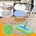 Unoutur Reusable Dry Sweeping Cloths Microfiber Wet Mop Pads Compatible with Swiffer Sweeper Mop Replacement Sweeping Mopping pad Refills for Hardwood Surface Floor Cleaning (10PCS)