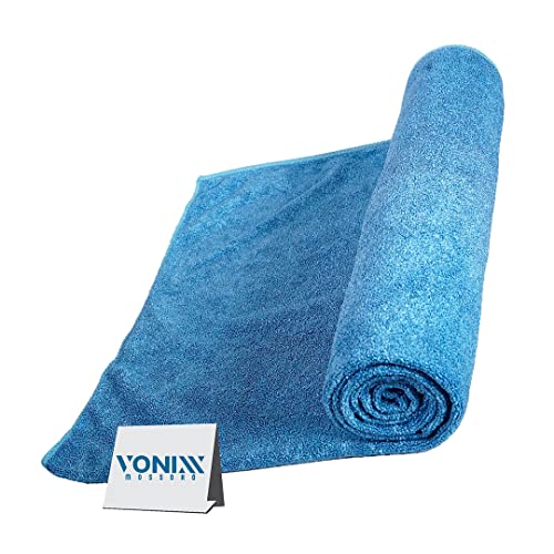 vonixx Toalha de Microfibra para Secagem Ultra 70 x 120cm 400GSM 80% Poliéster 20% Poliamida