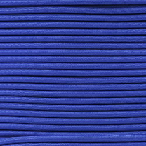 West Coast Paracord Bungee Elastic Nylon Shock Cord (3/16 Inch x 250 Feet, Royal Blue)