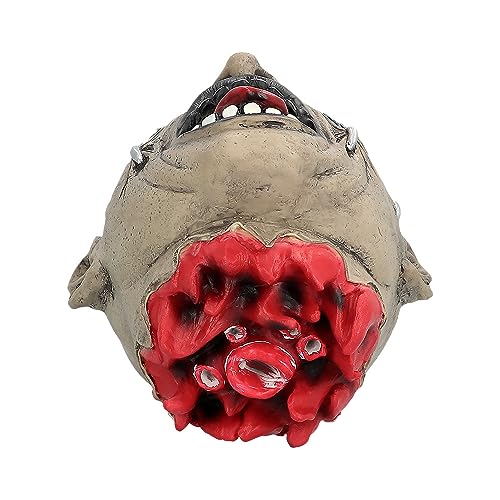 Crâne avec couronne de fleurs Boland, solution pour une table d'Halloween originale