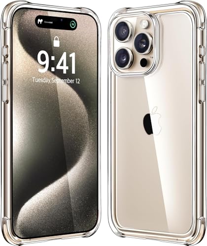 Clear Case for iPhone 15 Pro Max Phone Cases Not-Yellowing, with 2X Screen - Bild 41 von 77