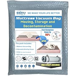 Fundas De Nylon Para Colchónes Sirena - Bolsa de vacío para colchón y Alfombra con Turbo Válvula Universal a Prueba de Fugas. Bolsa Protectora al vacío para Almacenamiento y mudanza Objetos Grandes 130 x 250/350 cm (130 x 250 cm)