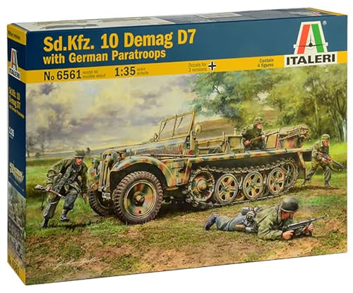 Sd.Kfz.10 Demag D7 Platz IT6561 vehículo militar alemán 1/35 con figuras
