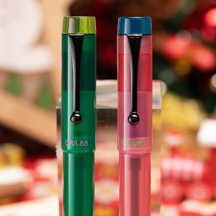 Amazon | OPUS 88 オーパス 88 万年筆 Demonstrator 2024 Green Demo