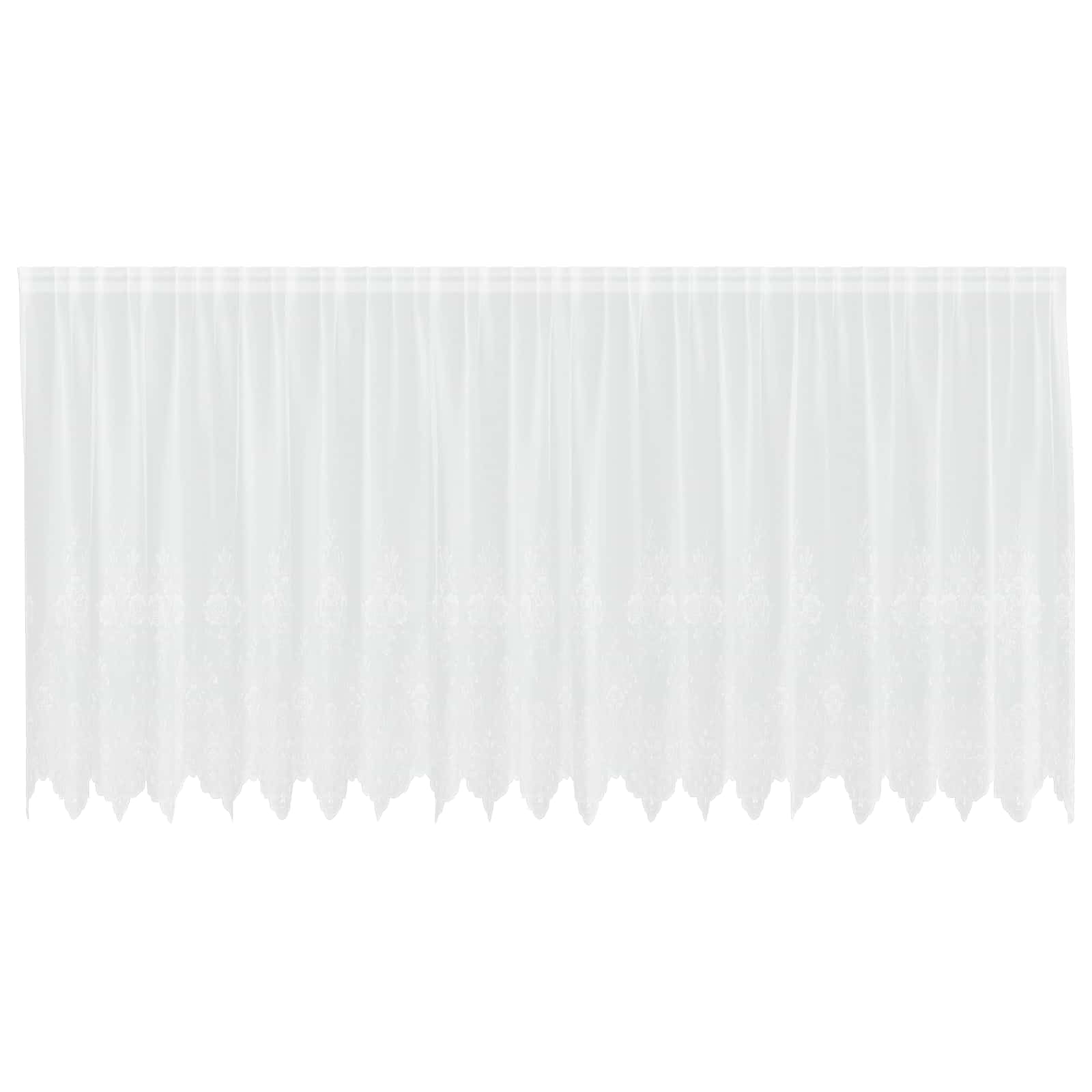 Rideau en dentelle pour salon et chambre voilage blanc tamisant pour créer une ambiance cocooning