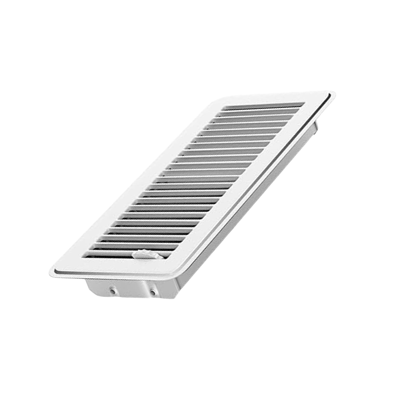 Strong Metal Floor Cover 4x12 Inches Design Adjustable Louvers HVAC Use Home Blackmetal Floor Grille