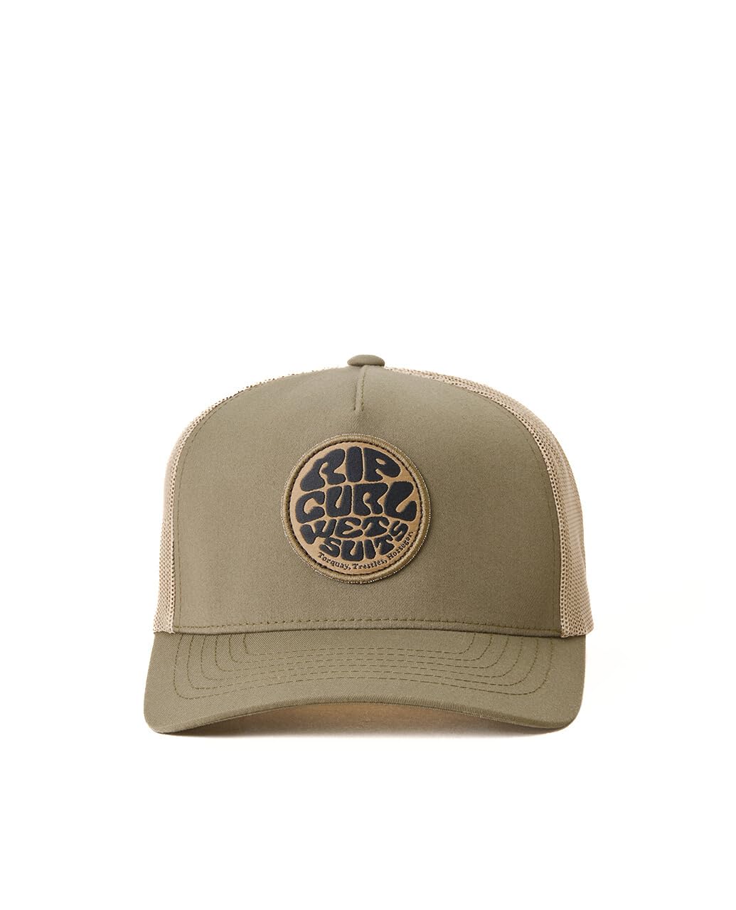 Rip Curl Men's Dusty Oliver Wetsuit Icon 254 Curve Peak, Structured Trucker Hat, Mesh Snapback Baseball Cap For Adjustable, One Size