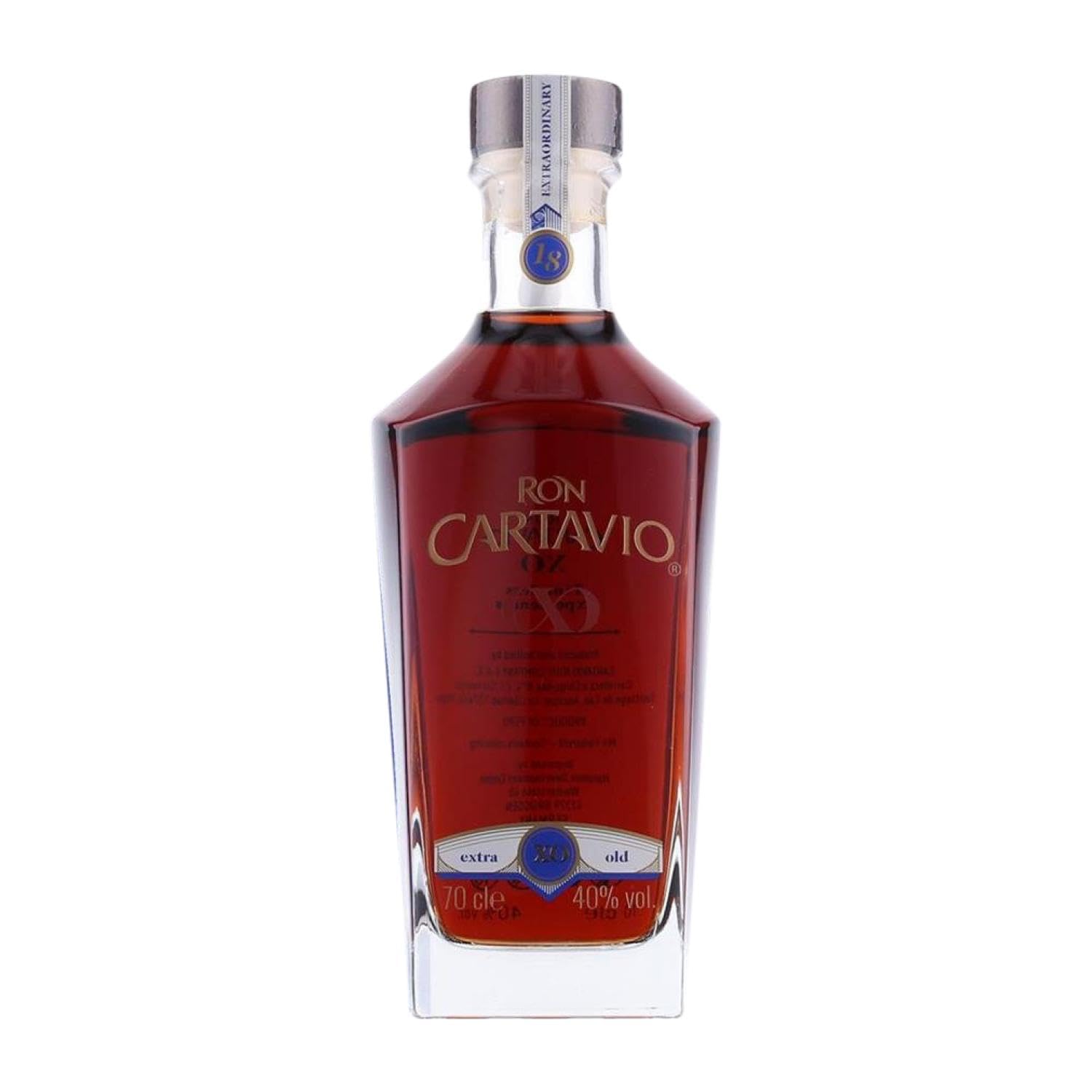 Amazon.com: Ron Cartavio 18 años XO Ron Oscuro, 70 cl