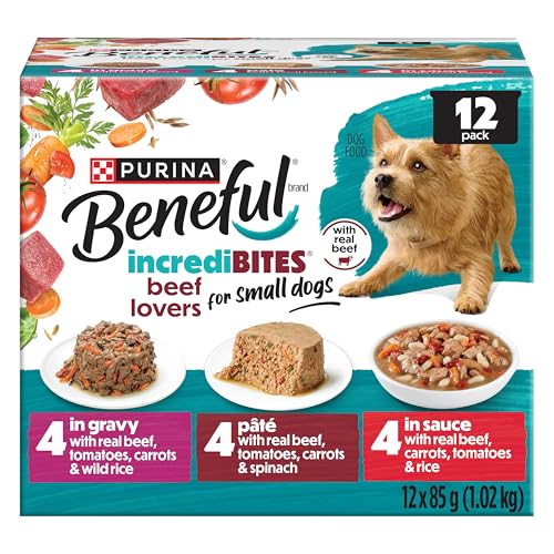 Beneful Incredibites Nourriture humide chien - Variété boeuf 12 packs
