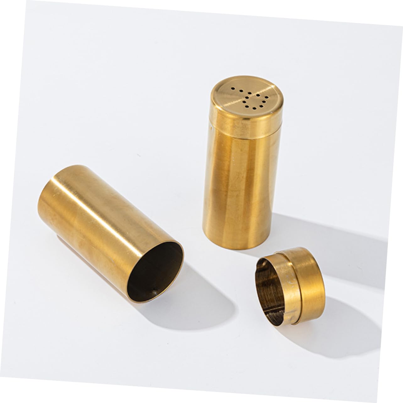 GRIRIW 2pcs Seasoning Dispenser Elegant Condiment Jars for Spices Salt Kitchen Decor Easy to Clean Reusable for Home Restaurant Use