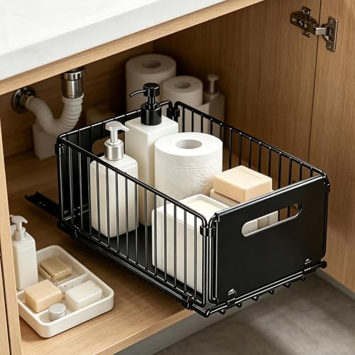 Organisateur amovible de cuisine pour tiroirs coulissants et armoire encombrée