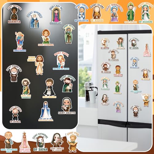 Set de 30 imanes decorativos religiosos católicos miniatura 2