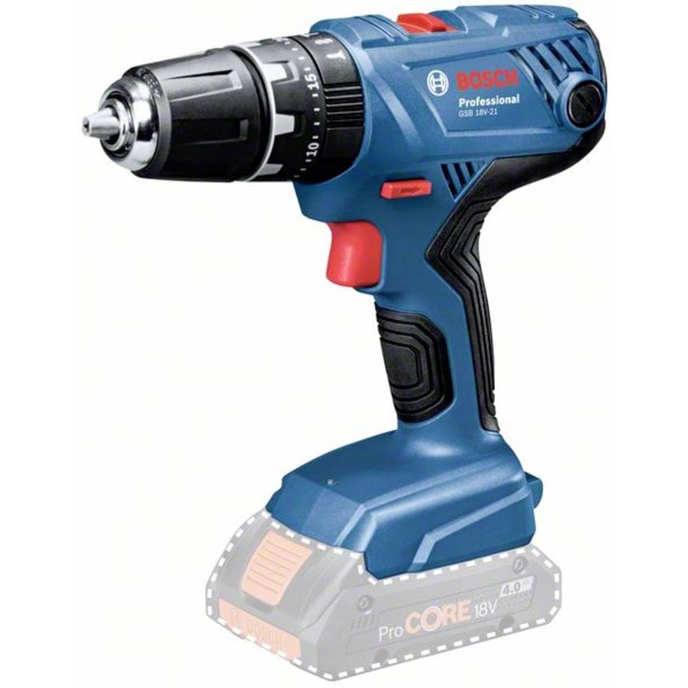 Bosch Professional 18V System battery-powered percussion drill GSB 18V-21 (maximum torque 55 Nm, without battery/charger)