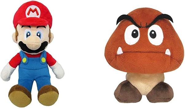 Amazon スーパーマリオ All Star Collection マリオ S ぬいぐるみ 高さ24cm All Star Collection クリボー S ぬいぐるみ 高さ13 5cm セット買い おもちゃ おもちゃ