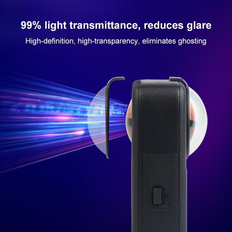 Miniatura 6 de para cámara de acción DJI Osmo 360 - Protector de lente de vidrio templado óptico de dureza 10H con revestimiento AR, capa hidrofóbica, cubierta