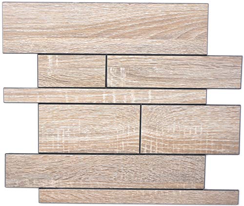 Conwire Alu Holzoptik Mosaikmatte 1 Bogen