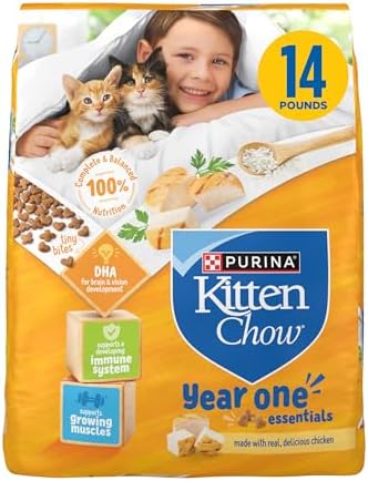 Purina Kitten Chow Year One Essentials with Real Chicken High-Pro...