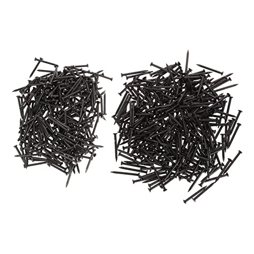 MUCKLILY Ssorted Steel Nails Kit Point Tip Wall Cement Nails Galvanized Steel Nails Straight Grain Nails Hardened