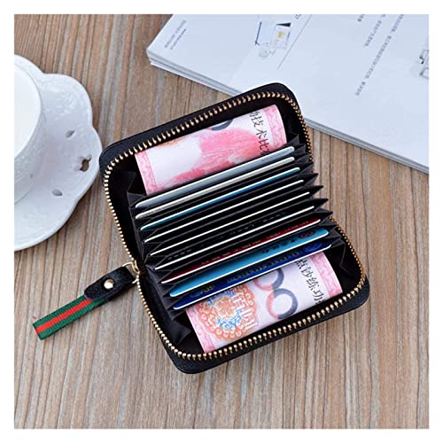 Embroidery Zipper Multiple Card Slots Coins woman Money Clip Card Holder Clutch Bag wallet & card cases4
