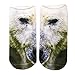 Produktbild cosey  1 Paar Sneaker-Socken  Einheits-Größe 33-40 - Wildtierdesign (Eisbär)