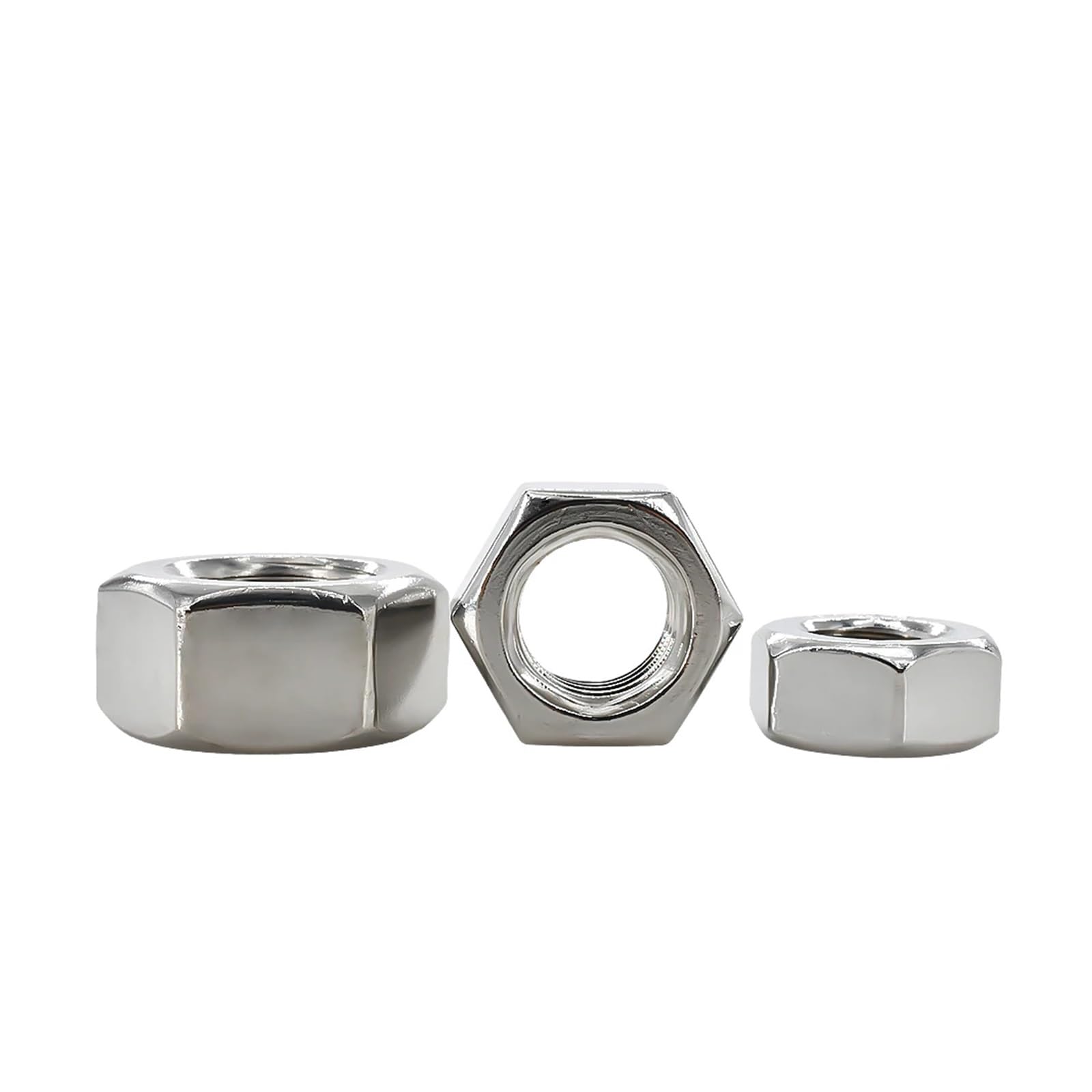Dadi Esagonali DIN 934 In Acciaio Inox A4 V4A – Da M1,2 A M52 – Qualità Inossidabile