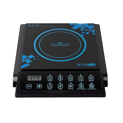 BLOWHOT A10 2000-Watt Induction Cook Top - 6 Months General Warranty and 6 Months On PCB - (Black)