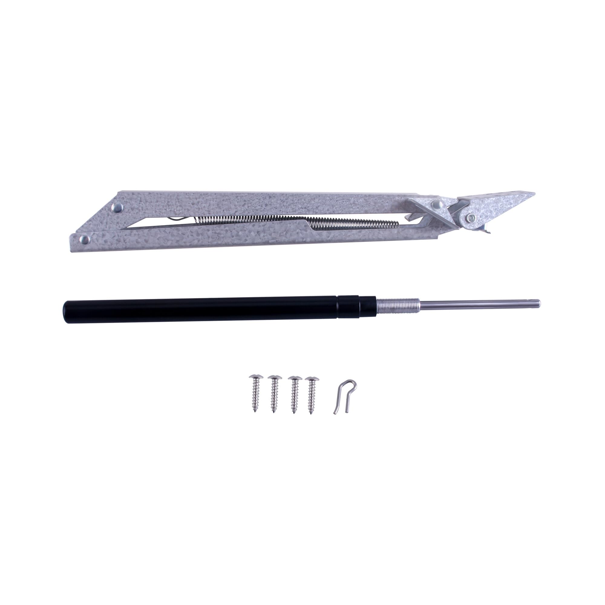 Serre ouvre-fenêtre, ouvre-fenêtre automatique, lève-vitre automatique, capacité de levage 7 kg, hauteur de levage 40 cm, convient pour toutes les maisons de culture (ressort hélicoïdal