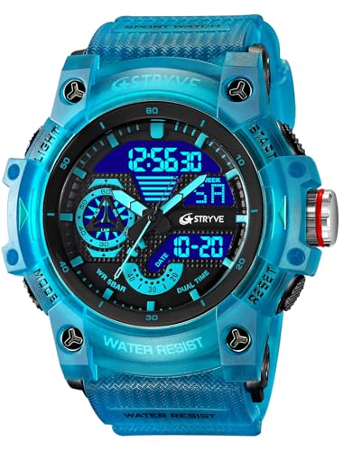 Image of Gosasa Men's Watches Multi Function Military S-Shock Sports Watch LED Digital Waterproof Alarm Watches