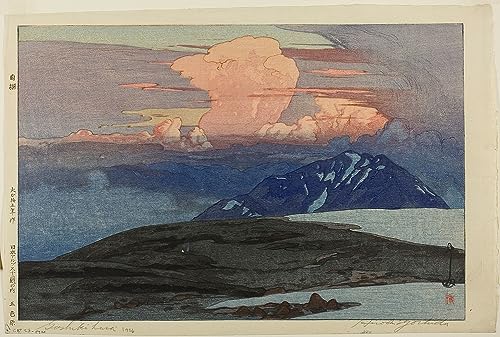 Poster et affiche Montagnes Goshiki Yoshida Hiroshi pour décoration murale grand format