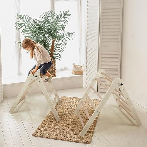 Climbing Toys for Toddlers 1-3, Folding Toddler Climbing Toys Indoor, Montessori Play Gym Wooden for Toddlers and Kids - Thumbnail 6