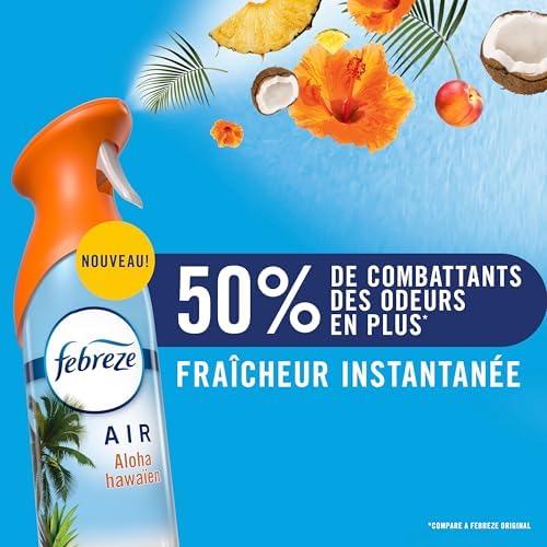 Febreze Air, Air Freshener Spray, Odour Fighting Room Spray, Deodourizer for Home Bathroom Kitchen Office Apartment Dorm Room Classroom, Romance & Desire, 230g, 1ct — view 8