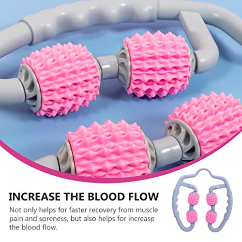 Healifty Rolo muscular, pernas com ponto de gatilho, rolo muscular portátil para pernas, braço, exer