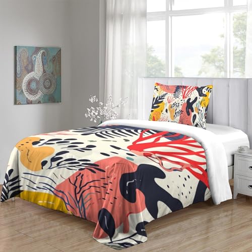 Housse de couette microfibre 135x200抗皱免烫儿童单人床品套件