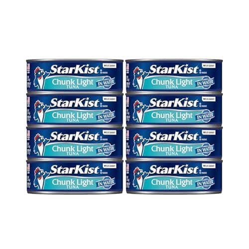 StarKist Chunk Light Tuna in Water, 5 oz (8 Pack)