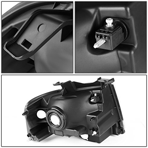 Pair Of Smoked Housing Clear Corner Headlight Lamps Kit Compatible With Ford Expedition U324 07-14 #TOP3