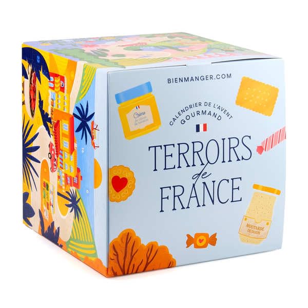 Calendrier de l'Avent Cube des Terroirs de France - 24 spécialités de nos régions à découvrir - Calendrier de l'avent gourmand et original - BienManger.com