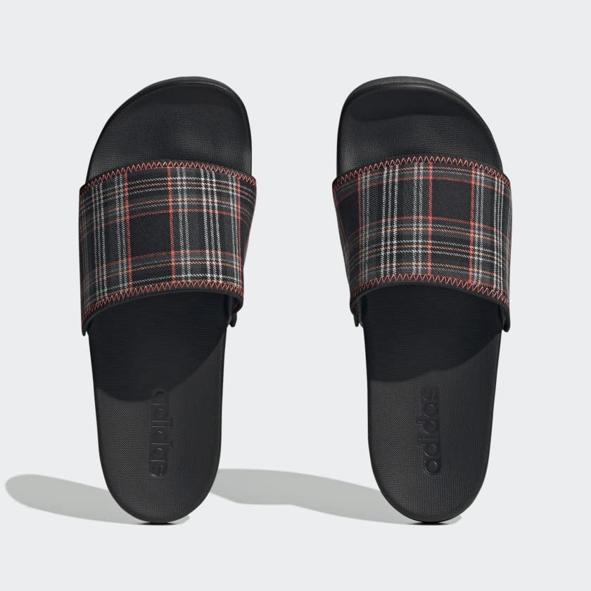 Image of adidas Adilette Comfort Slides Men's, Black, Size 8