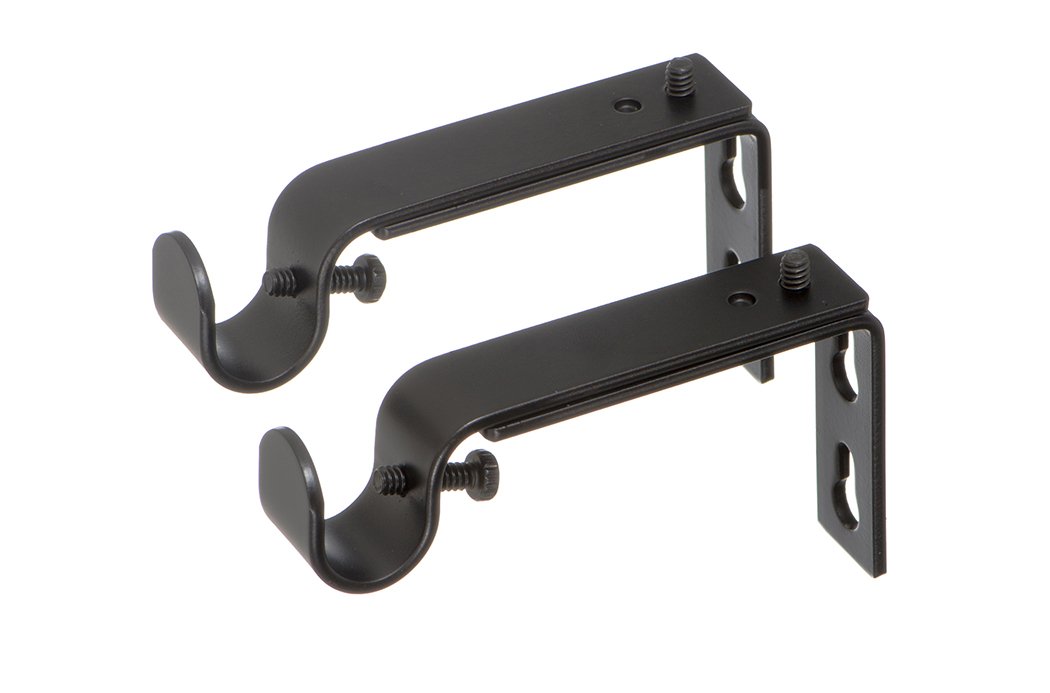 Ivilon Warm Gold Curtain Rod Brackets - Set of 2 -8