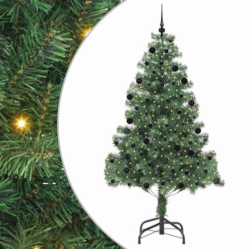 Árbol de Navidad artificial Gecheer de PVC con luces integradas para salón y terraza 3