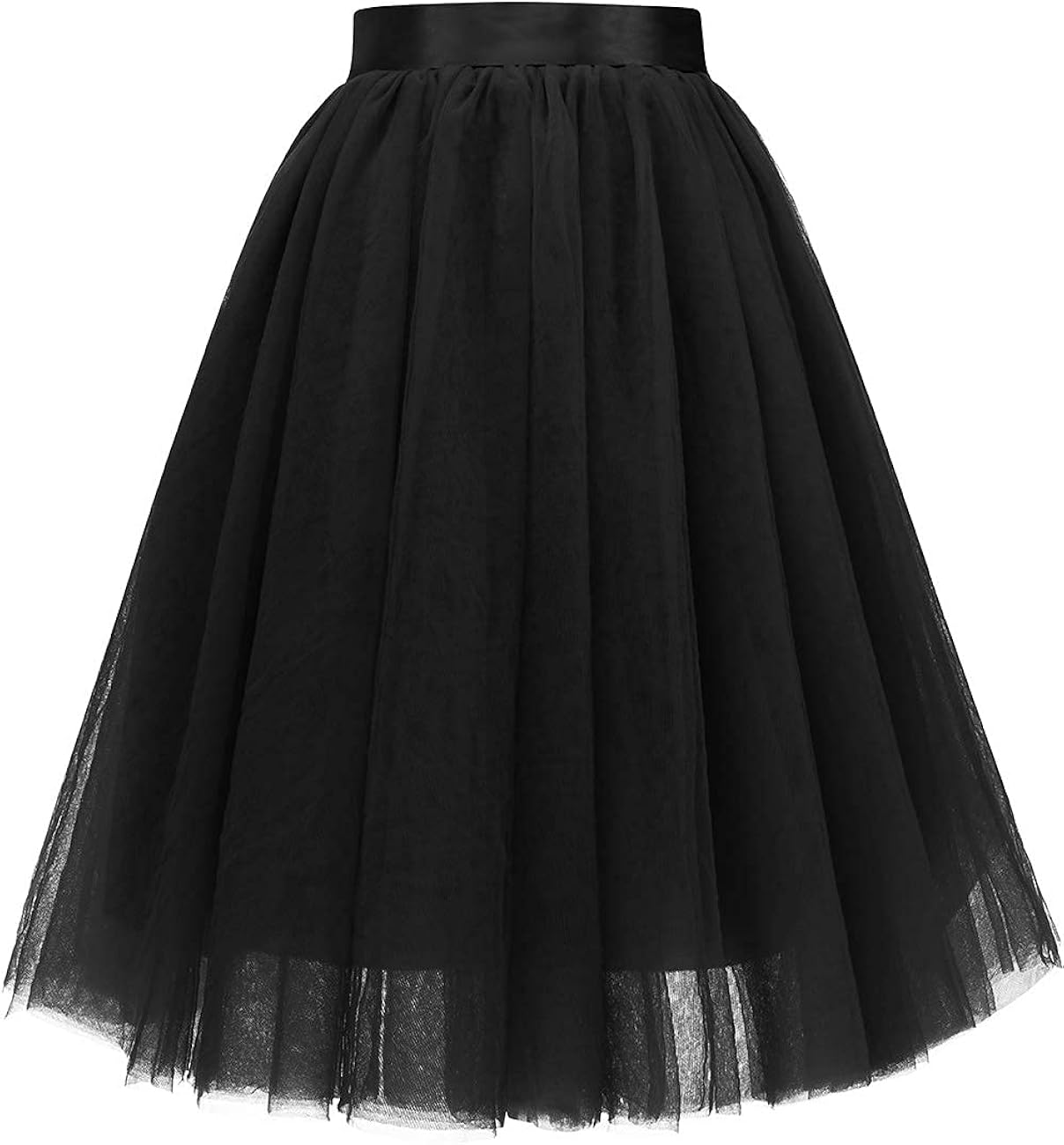 Vista 2 de Bridesmay falda de tutú de tul de 5 capas para mujer