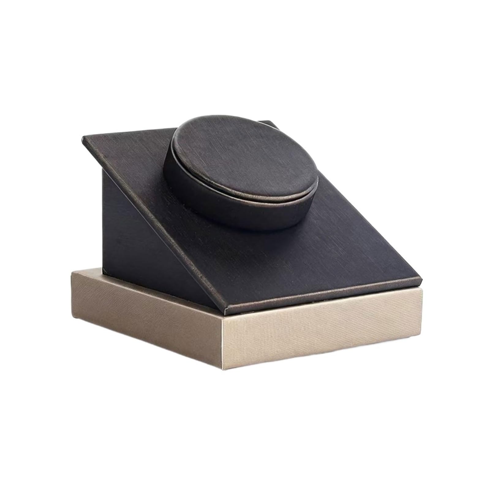 WANGHAI-666 Jewelry Rack Slanted Brushed Leather Bracelet Display Stand Jewelry Beaded Holder