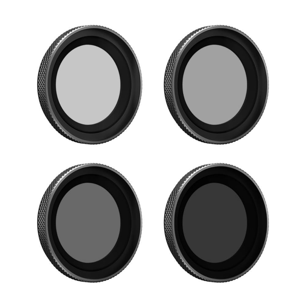 Lens ND Filter for Insta360 GO3/GO2(4 PCS),ND8/ND16/ND32/ND64 Waterproof Double Sided Coating Filter Accessories Sets Compatible with Insta360 GO3 /GO2
