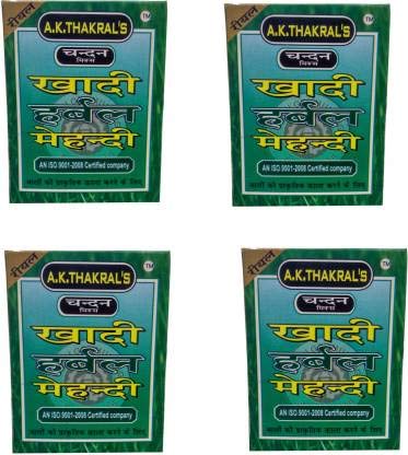 A.K.Thakral's HERBAL MEHNDI, NATURAL BLACK SET OF 4 - Review, Price and Buying Guide