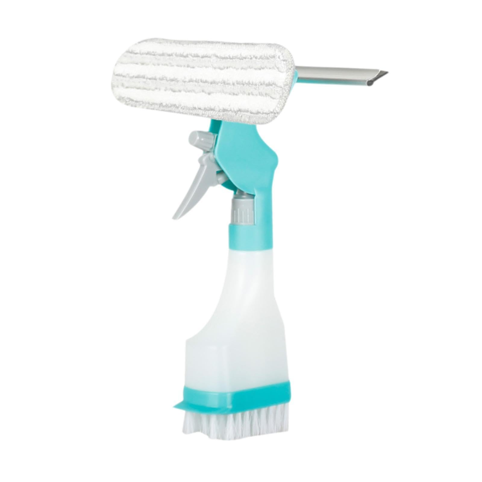 XSSIVE Window Cleaner Kit, Cordless Vacuum with 35min Runtime, 2 Suction Nozzles (280mm & 170mm), Microfiber Cloth Spray Bottle, Type-C Rechargeable Ideal for Windows, Mirrors, Showers