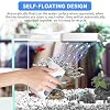 Magnetic Aquarium Fish Tank Glass Cleaner, Floating Aquarium Magnetic Brush, Algae Scraper Glass Cleaner Scrubber for 0.2-0.6 Inch Thick Glass Fish Tank (L)
