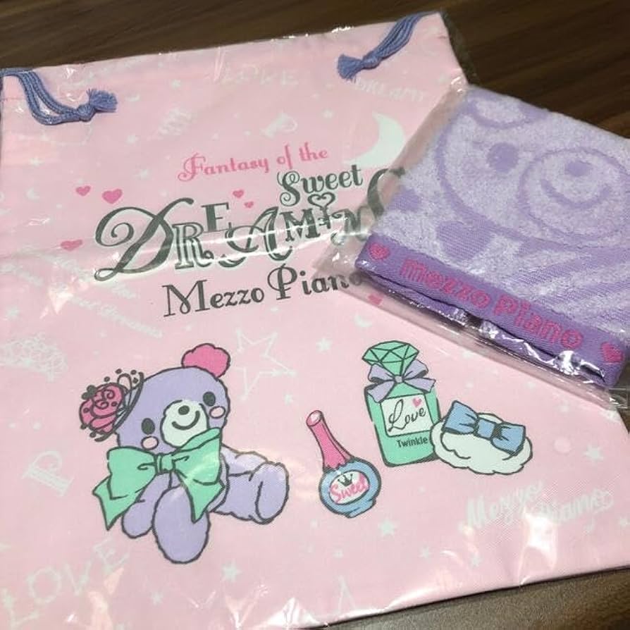 メゾピアノ　コロンちゃん ステッカーつきコロンちゃん巾着(F ベージュ): ジュニア