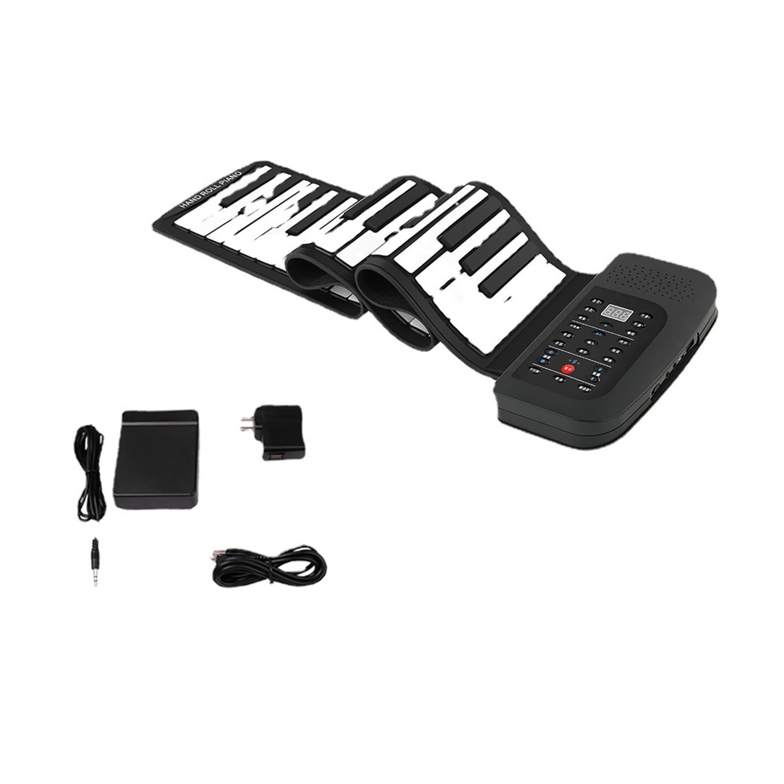 Tastiera Digitale Per Principianti Pianoforte Elettronico Portatile Pieghevole Morbido In Silicone Professionale A 88 Tasti